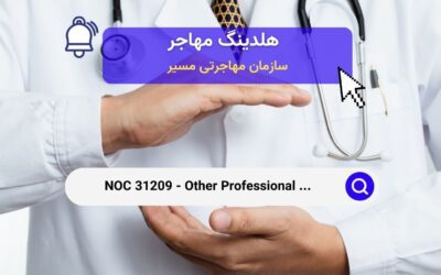 NOC 31209 – حرفه‌های دیگر در زمینه تشخیص و درمان سلامت