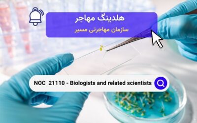 Noc 21110 – دانشمندان زیست‌ شناس و مشاغل مرتبط در کانادا