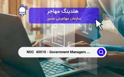 Noc 40010 – مدیران دولتی در توسعه سیاست‌های بهداشتی و اجتماعی و اداره برنامه‌ها