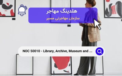 Noc 50010 –  شغل مدیران کتابخانه، آرشیو، موزه و گالری هنری در کانادا