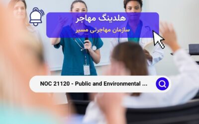 Noc 21120 – حرفه‌های بهداشت و ایمنی عمومی و محیط‌ زیست در کانادا