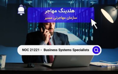 NOC 21221 – متخصصان سیستم‌های کسب‌ و کار