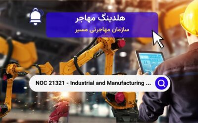 NOC 21321 – مهندسان صنعتی و تولیدی در کانادا