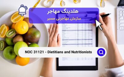 NOC 31121 –  متخصصان تغذیه و رژیم‌درمان‌ها