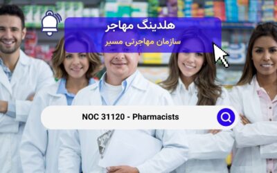 NOC 31120 – داروسازان در کانادا