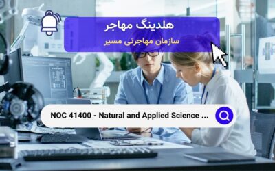 NOC 41400 – محققان، مشاوران و کارشناسان برنامه در حوزه سیاست‌های علوم طبیعی و کاربردی