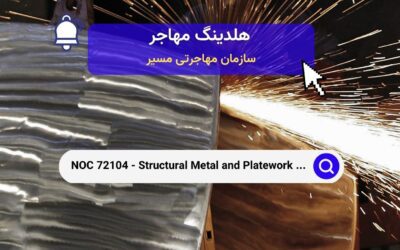 NOC 72104 – سازندگان و نصابان فلزات سازه‌ای و صفحات فلزی در کانادا