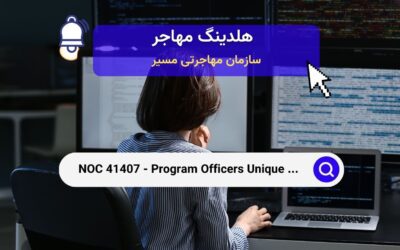 NOC 41407 – افسران برنامه‌های دولتی