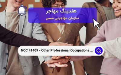 NOC 41409 – حرفه‌های متخصص دیگر علوم اجتماعی در کانادا