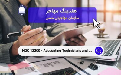 NOC 12200 – حسابداران فنی، تکنسین های حسابداری  و دفترداران 