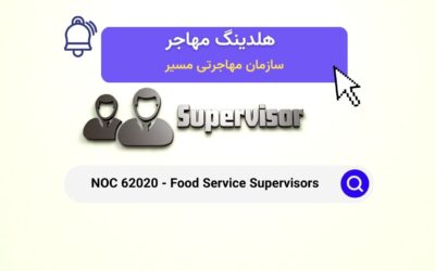 NOC 62020 – سرپرستان خدمات غذایی