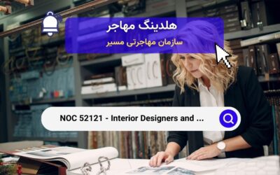 NOC 52121-  طراحان داخلی و دکوراتورهای داخلی کانادا