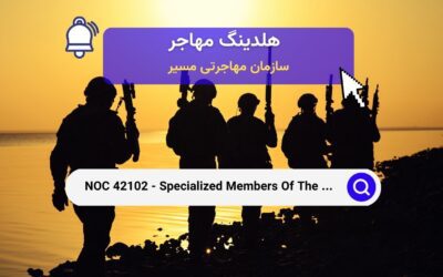 NOC 42102 –  اعضای تخصصی نیروهای مسلح کانادا