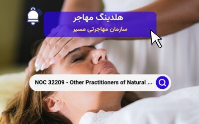 NOC 32209 –  درمانگری طبیعی و متخصص طب سنتی در کانادا