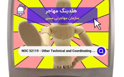 NOC 52119 – مشاغل فنی و هماهنگ کننده در فیلم‌های سینمایی، پخش و هنرهای نمایشی