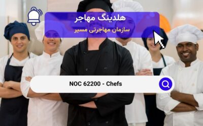 NOC 62200 – سرآشپزها