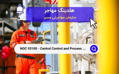 NOC 93100 –  اپراتورهای مرکزی کنترل و فرآیند، فرآوری مواد معدنی و فلزی