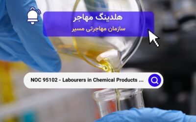 NOC 95102 – کارگران در پردازش محصولات شیمیایی و خدمات عمومی