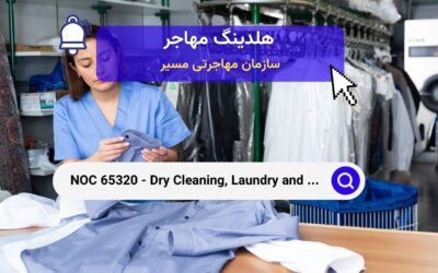 NOC 65320 – مشاغل خشکشویی، لباس‌شویی و مشاغل مرتبط