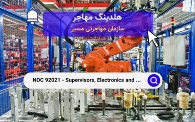 NOC 92021 –  سرپرستان تولید محصولات الکترونیکی و الکتریکی