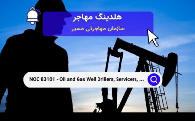 NOC 83101 – حفاران، خدمات‌دهندگان، آزمایش‌کنندگان چاه‌های نفت و گاز و کارگران مرتبط