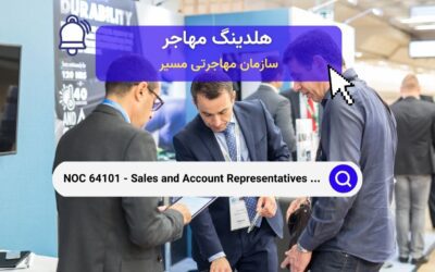 NOC 64101 – نمایندگان فروش و حسابداری – تجارت عمده فروشی (غیر فنی)