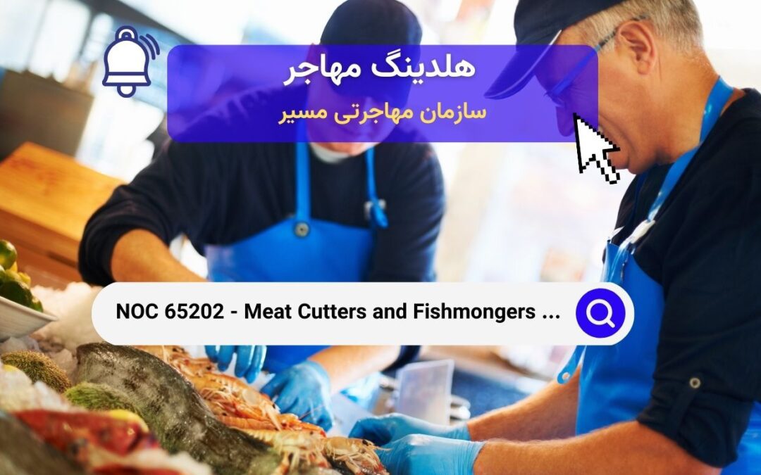 NOC 65202 – قصابان و ماهی‌فروشان – خرده‌فروشی و عمده‌فروشی