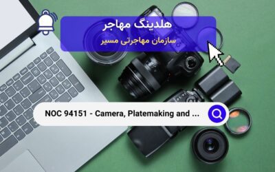 NOC 94151 – مشاغل  حوزه دوربین، صفحه‌سازی و سایر مشاغل پیش از چاپ