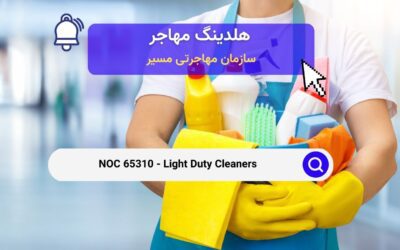 NOC 65310 –  نظافتچی‌ها